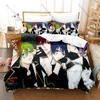Marginal#4 Kiss kara Tsukuru Big Bang Duvet Cover + 2 Pillowcases Japanese Idol Anime Atom Rui L R Nomura Print Soft Bedding
