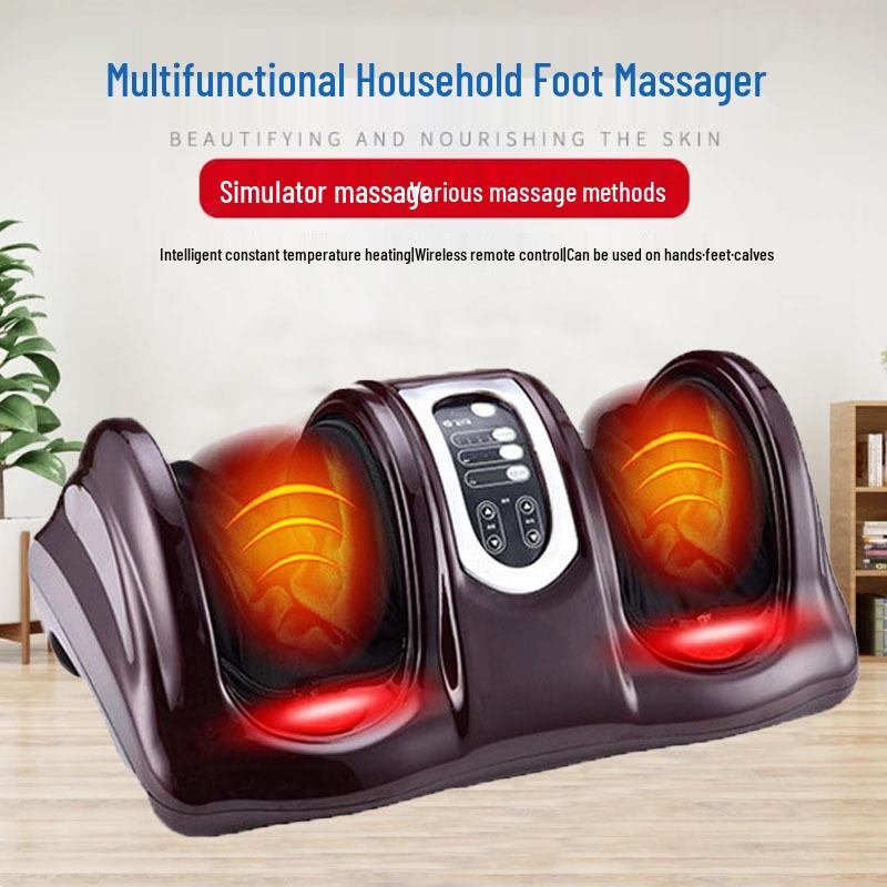 Electric Foot Massager: Heated Kneading for Acupoint Therapy