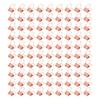 100Pcs Binder Clips Hollow Penguin Shape Sturdy Metal Small Binder Clips for Office Documents Account Rose Gold