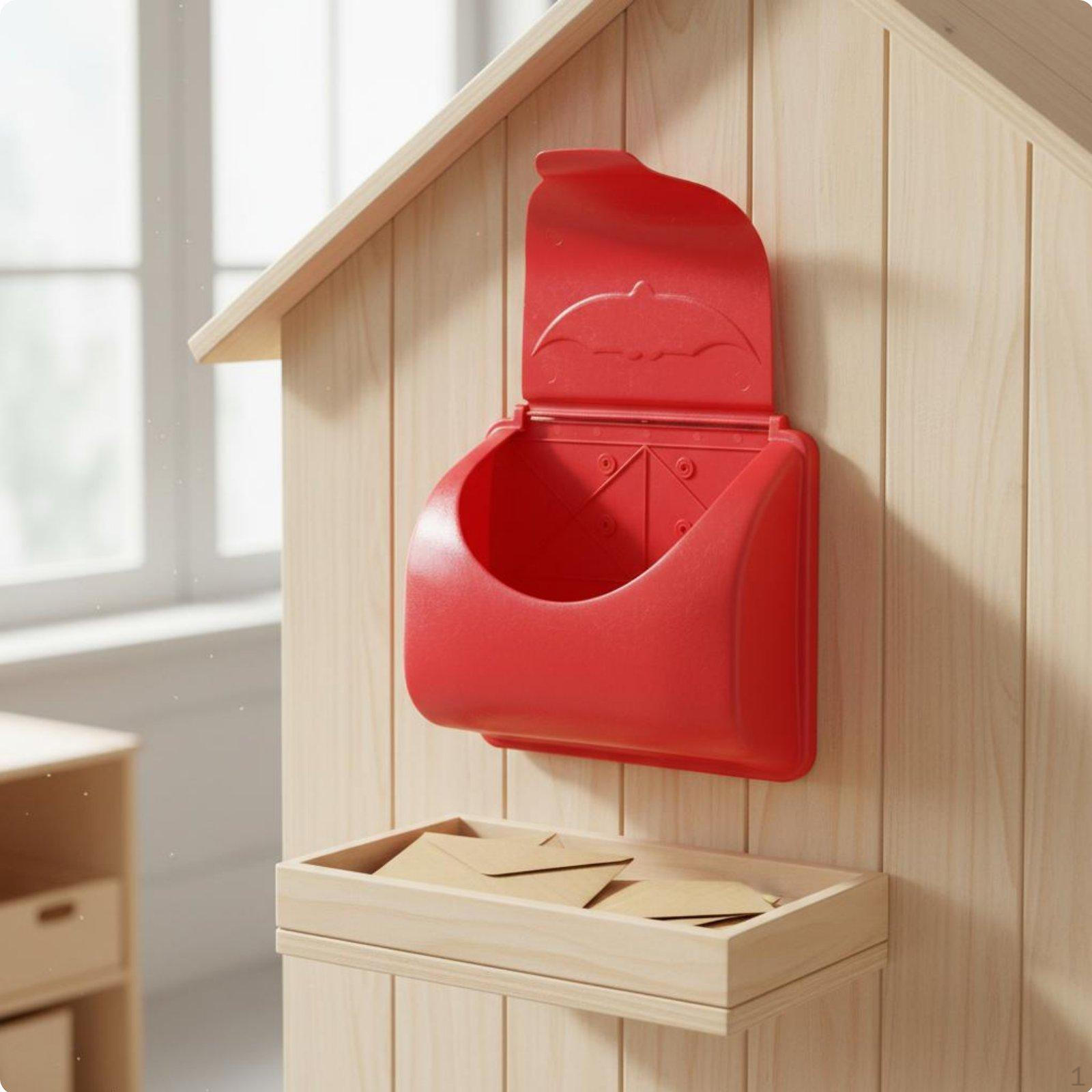 Childrens Mailbox Educational Kids Playhouse Letterbox Encourages Creativity Letter Box