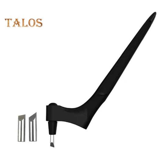 Řezací nástroj na řemesla s ergonomickou rukojetí, otočná čepel o 360 stupňů, nerezová ocel, řezací pero, alba, DIY řemeslný nástroj