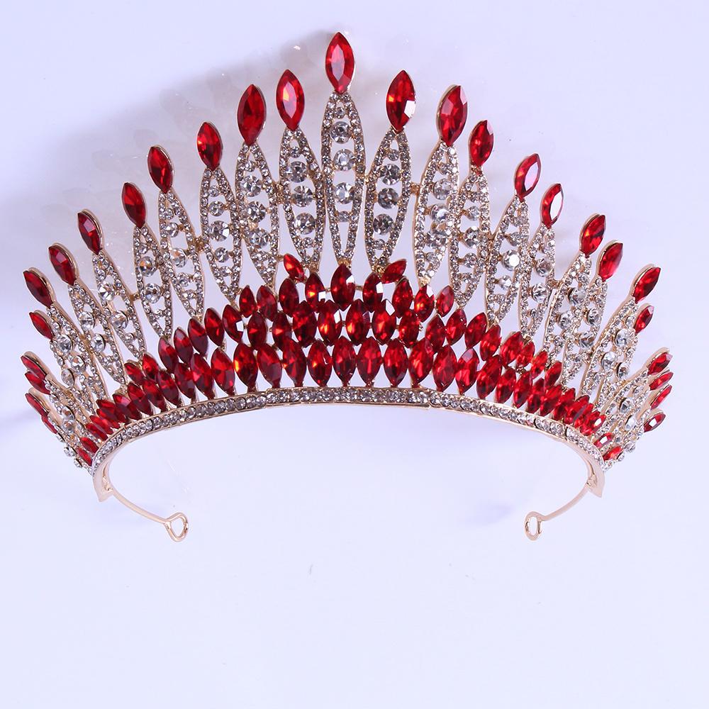 Luxury Rhinestone Tiara: European & American Pageant Headband for Car Shows, Weddings, and Models
