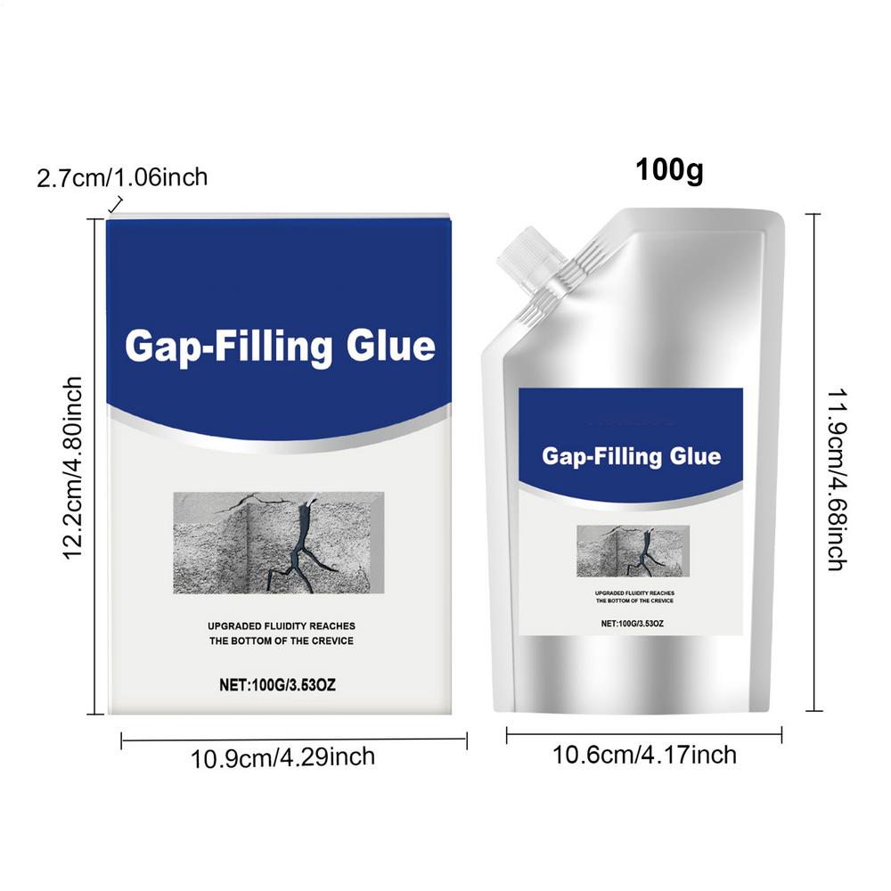 

Concrete Crack Filler Anti-Leakage Long-Lasting Indoor Outdoor Concrete Crack Filler For Driveway Walkway Patio Tiles Brick Wall
