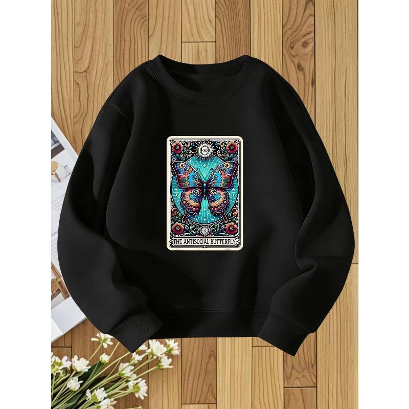 European Size unisex Crew Neck Sweatshirt ,Fashionable Print, Casual Style, Perfect For Fall/Winter, Regular Fit With Slight Stretch Fabric