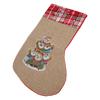 DIY Christmas Sock Cute Cartoon Pattern Christmas Socks Rhinestone Painting for DIY Craft Decoration Gift