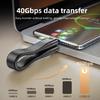 Advanced USB4 Cable with PD240W Quick Charging and 40Gbps Fast Speed Data Transfer 8K Video Supported