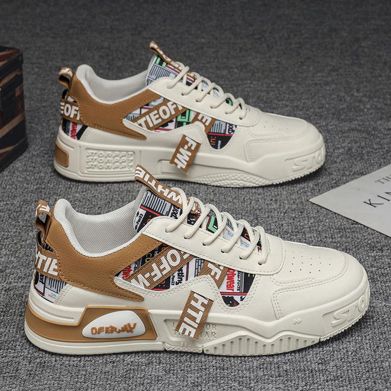 

Мужские весенне-летние дышащие новые модные брендовые туфли на толстой подошве, спортивные и для отдыха, универсальные, трендовые 44