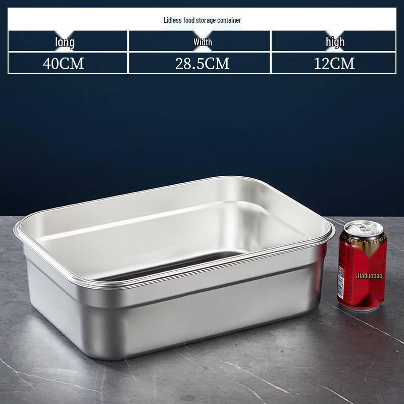 

Прямоугольный контейнер для хранения продуктов из нержавеющей стали