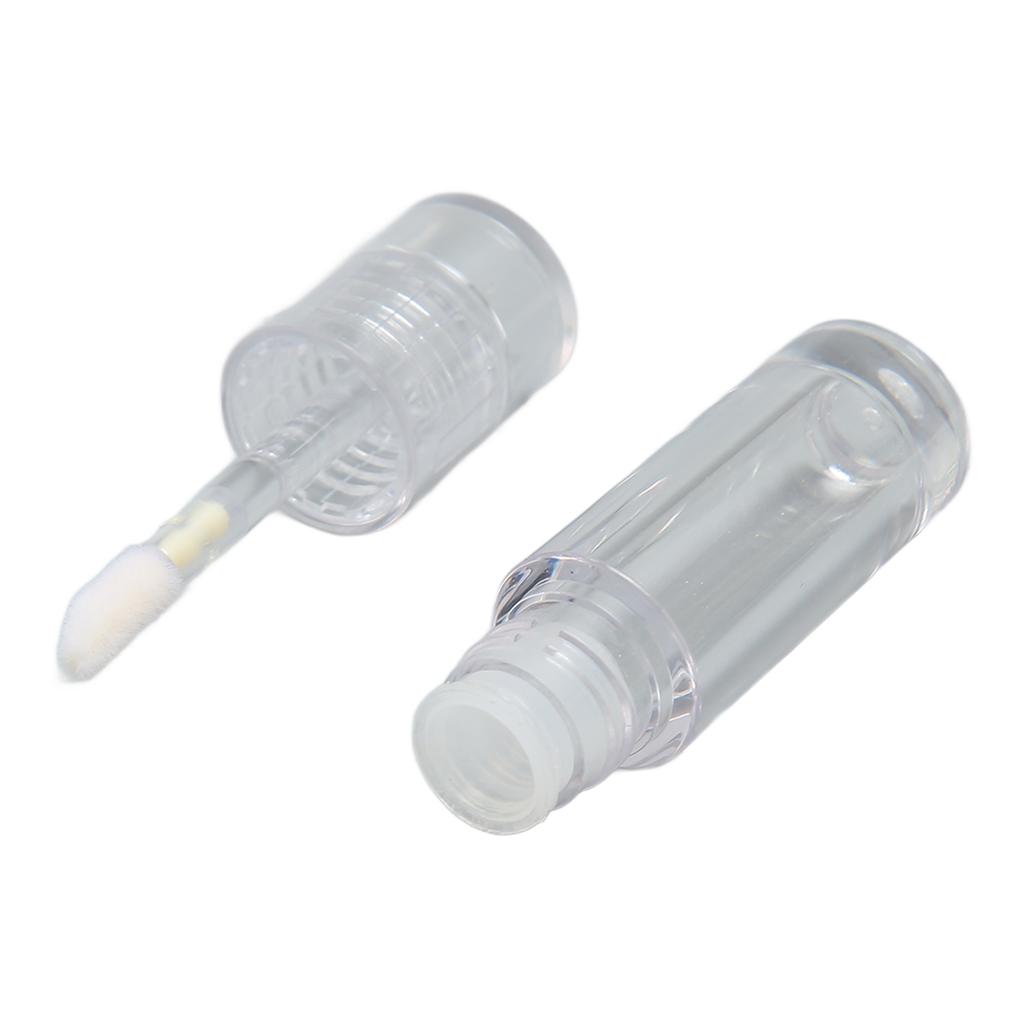 2ml Lip Gloss Tube Empty Transparent Portable Lightweight Refillable Empty Lip Balm Bottle