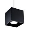 Quad 1 Hanging Lamp Black