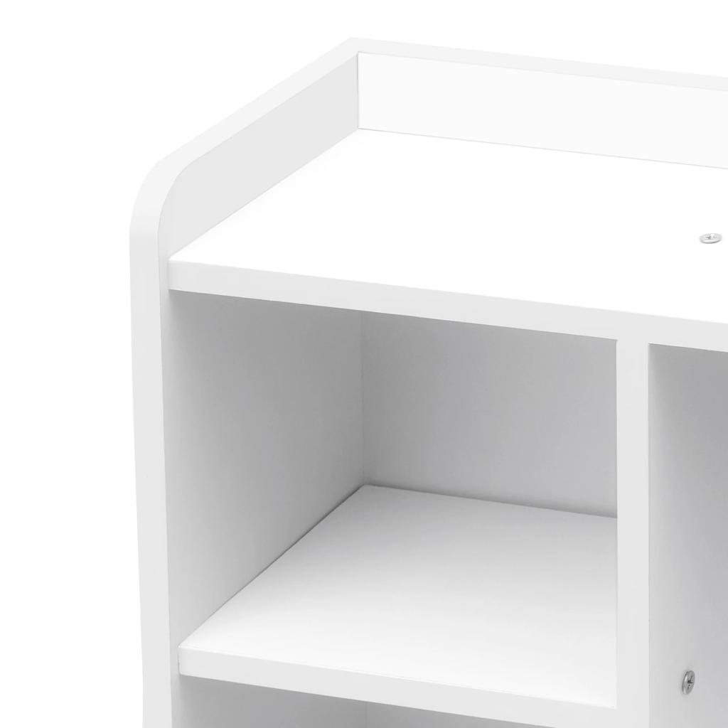 3Drawer Vertical Bedside Cabinet,Load Capacity 27.56 lbs,14.56" L x 11.81" W x 33.46" H,Tall Nightstand for Study or Bedroom Use