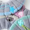 1PC Resin Cute Glow-In-The-Dark Piggy Ornament DIY Keychain Micro-Landscaping Accessories Stitched Color Portable Knitted Toilet