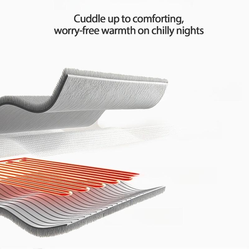 180x130cm Electric Blankets Flannel Warm Body Heating Blanket  Intelligent 6-speed Temperature Control Thin Blanket Multi Purpose Sofa Bed Thin Quilt