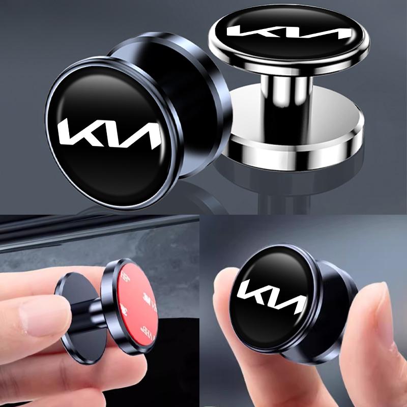 For KIA Car Hooks Small Hanger Self Adhesive Sticky Storage Auto Accessories Ceed Sportage Rio K5 K2 Optima Cerato Venga Sedona