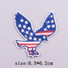Нашивки в американском стиле, термонаклейки для одежды, вышитые нашивки с изображением белоголового орлана на одежде, наклейки на День независимости США