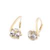 New trendy niche design high-end earrings women's versatile small exquisite zircon earrings
