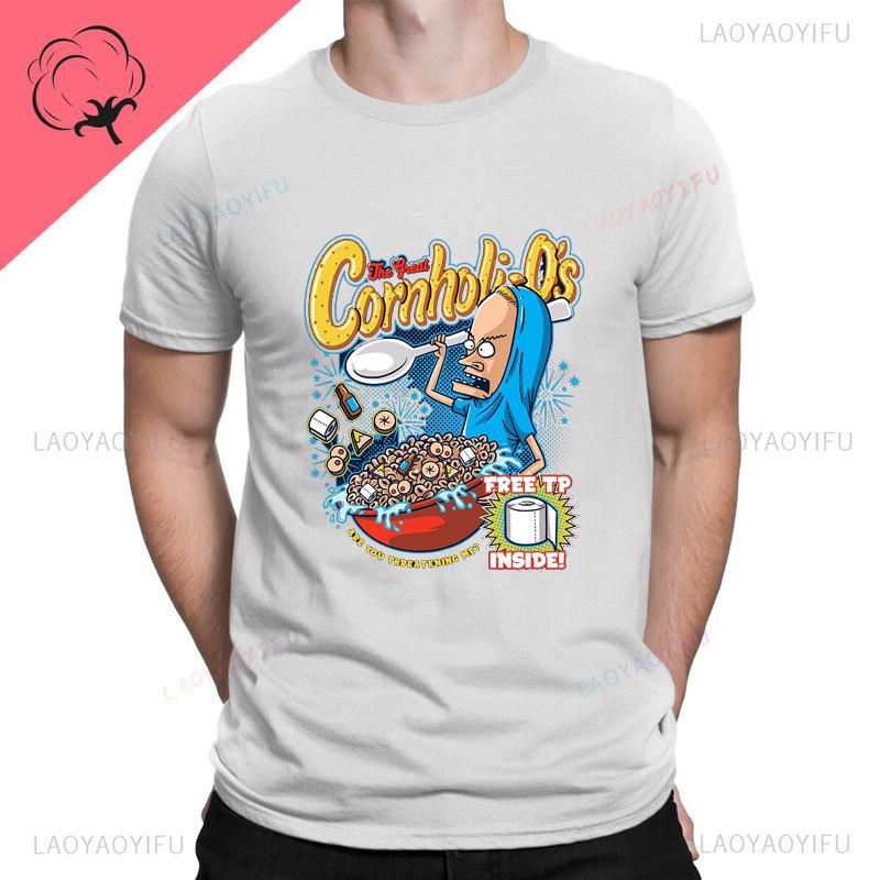 Funny Beavis and Butthead Youth Graphic Tshirt Women Men Cotton Summer Tops Boy Clothes Harajuku Regular Short Sleeve Loungewear