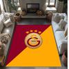Tappeto Morbido Antiscivolo per Interni con Motivo Calcio Galatasaray FC Tappetino Decorativo Sportivo per Camera da Letto