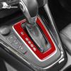 Real Soft Carbon Fiber Sticker For Ford Focus SE 2015 2016 2017 2018 LHD Car Gear Shift Panel  Interior Trim Accessories