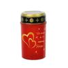 Flameless Solar Cemetery Candle Light Waterproof Electronic Candle Light  Grave Memorial Tribute