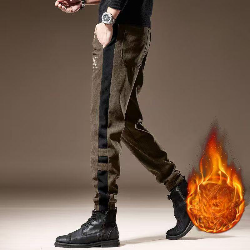 

Осень-зима Новые мужские модные повседневные брюки Трендовые мужские спортивные брюки Мужские свободные спортивные брюки Мужские брюки-карго 3XL хаки