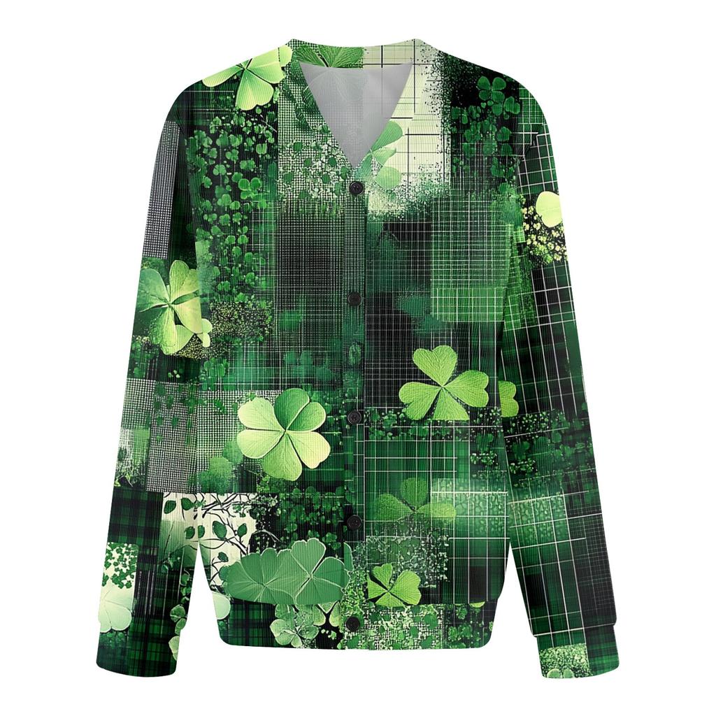 Men'S Casual Long Sleeved Single Breasted Fashionable Cardigan Button Up Jacket