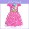 My Little Pony Friendship Is Magic Pattern Girl Short Sleeve Skirt With Pleated Design For Childrens Casual Wear