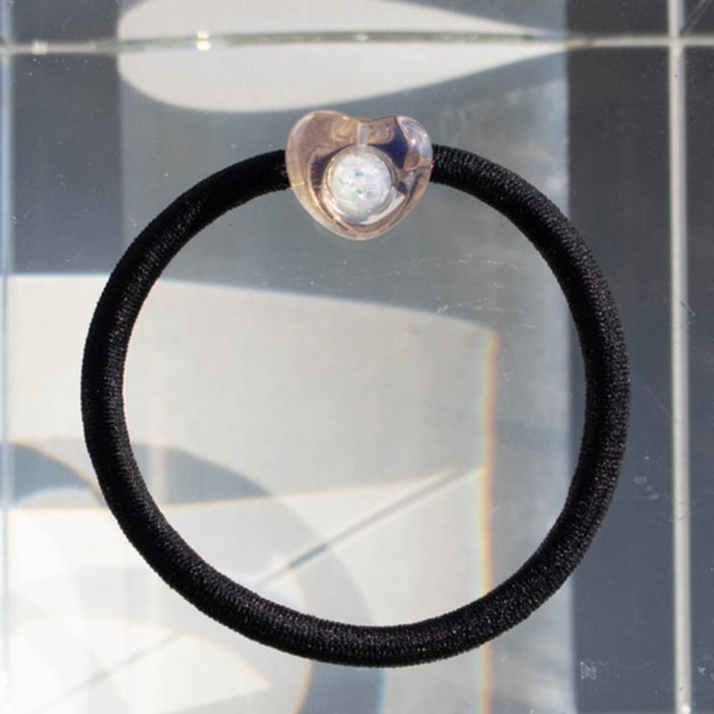 

luvinball Резинка для волос Сердце Снежный шар Pink