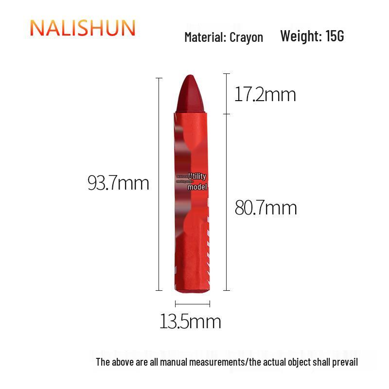 White & Yellow Tire Marking Crayon