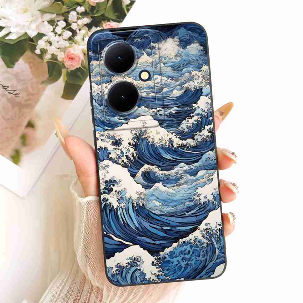 For vivo Y78+ 5G V2271A Case Cartoon Animal Cute Patterns Silicone Back Cover For Vivo Y78 Plus 5G Shockproof Phone Cases