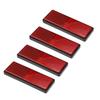 Reflector Warning Reflector Reflective Cover for Motorcycles Plastic Screw-in Red M5x0.8 Pack of 4