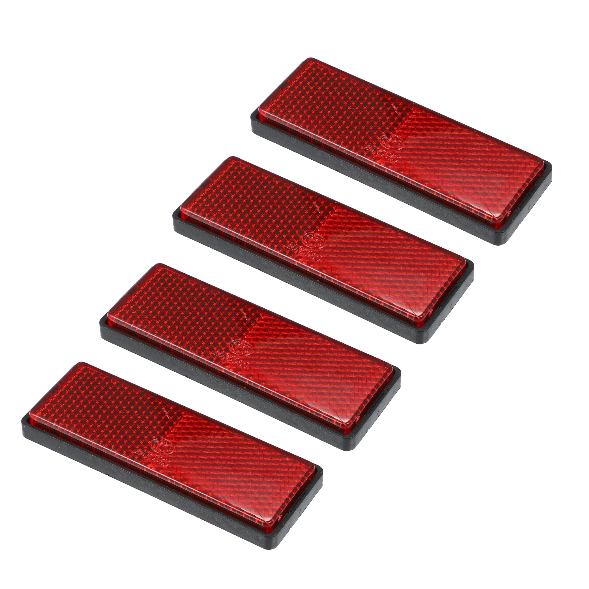 

uxcell Предупреждающий отражатель Светоотражающая крышка для мотоциклов Пластиковый вкручиваемый Красный M5x0.8 Упаковка из 4 шт.