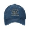 Cappellino da Baseball Fondato Nel 1965 Invecchiato Alla Perfezione Regalo di Compleanno Moda Estiva Cappelli Hip Hop Cappellini da Baseball Unisex per la Caccia