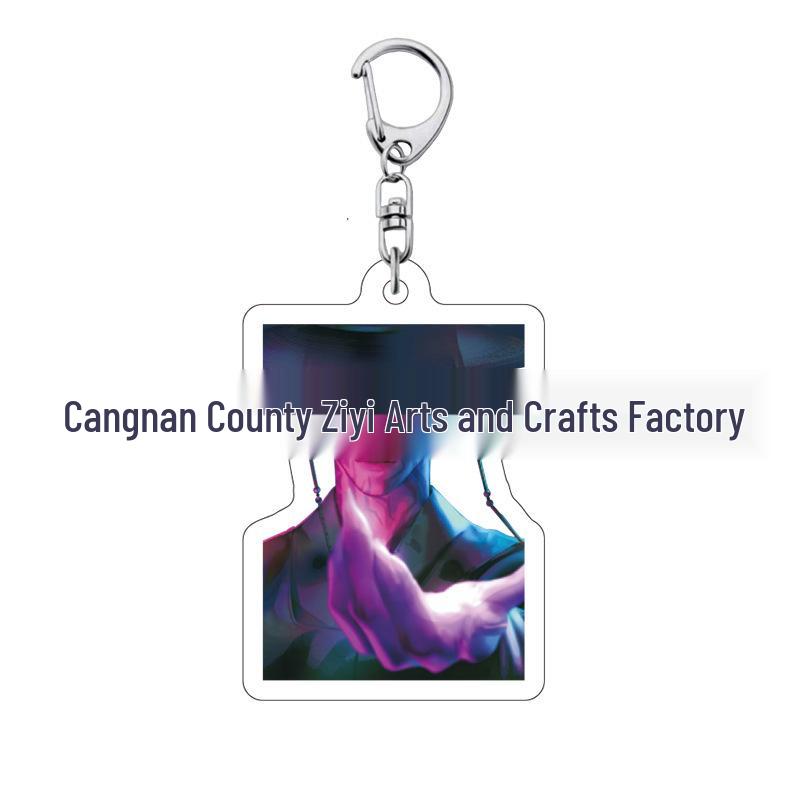 Kpop Demon Hunter Girl Group Keychain: Lumi, Zoe, Mira & Qin Yu Cute Acrylic Schoolbag Pendant