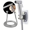 Edelstahl Bidet Toilettensprüher Set Sprühwasser Badezimmer Handheld Bidet Sprayer Toilettendusche Toiletten Zubehör