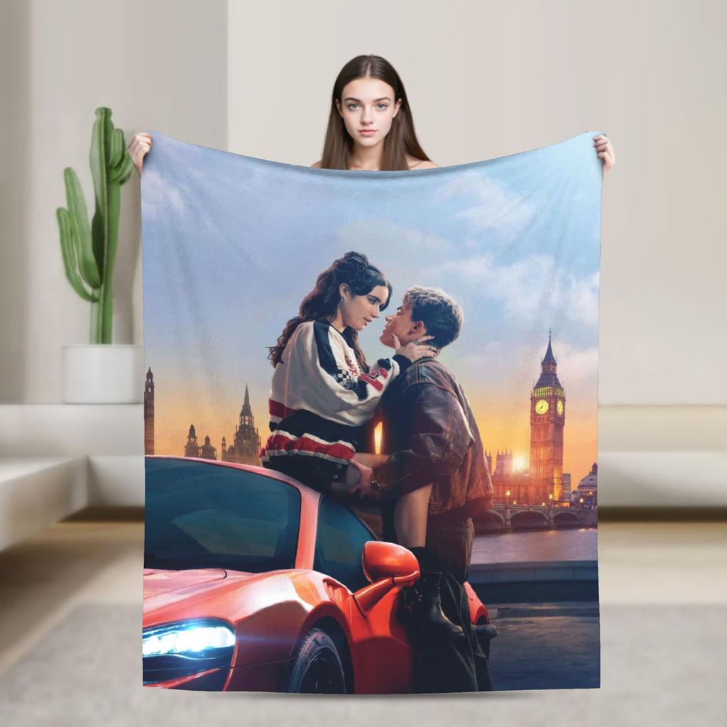 Coperta Invernale Morbida e Comoda Culpa Mia per Camera da Letto Ragazze Coperta in Flanella Copriletto