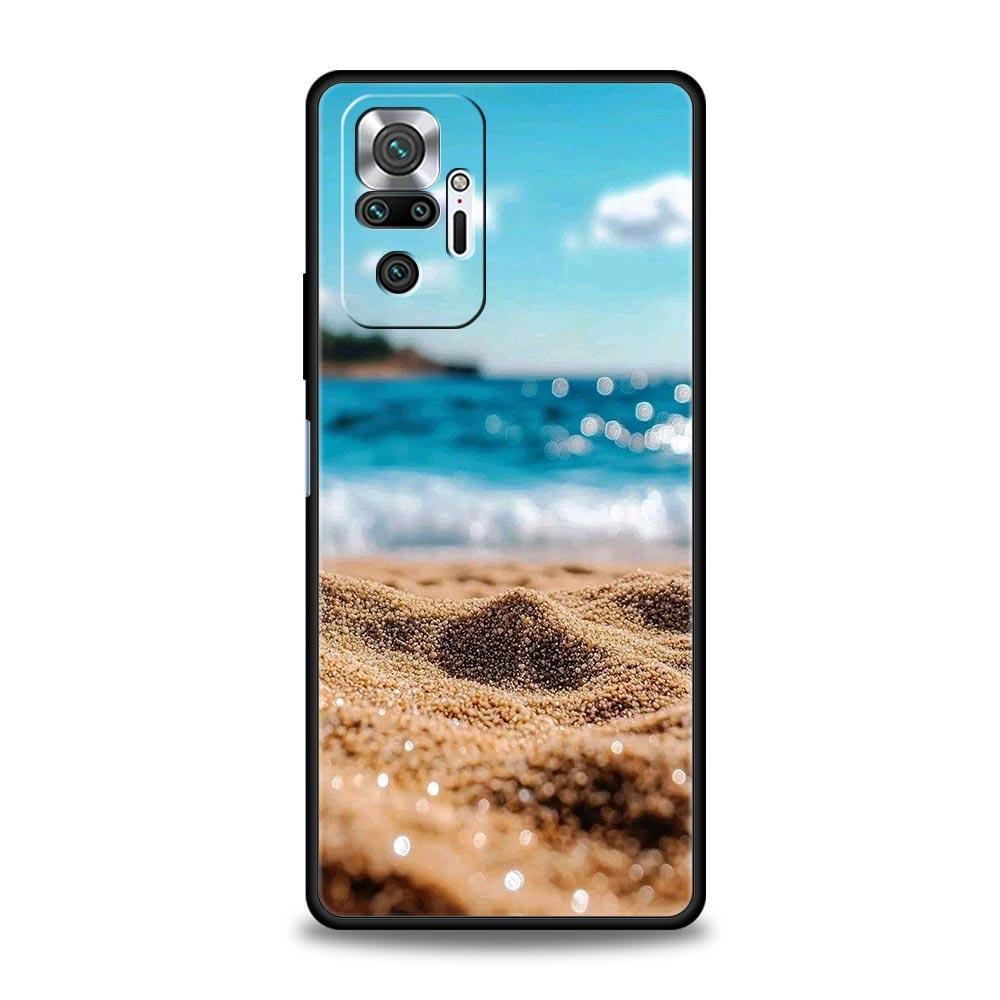 Seaside Scenery Wave Beach Pattern Phone Case For Xiaomi Redmi Note 15 14 13 12 4G 9 10 11 Pro Plus 5G 14C 13C 12C 10C TPU Cover