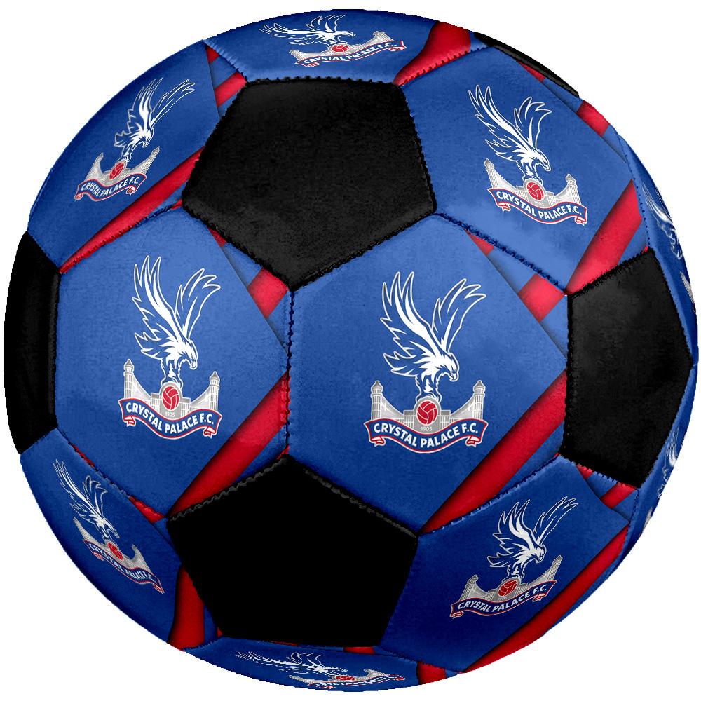 Pallone da Calcio Crystal Palace F.C Colorato Per Tutte le Età Cucito a Macchina PVC Pronto per la Competizione Resistente Alto Rimbalzo.TAGLIA5