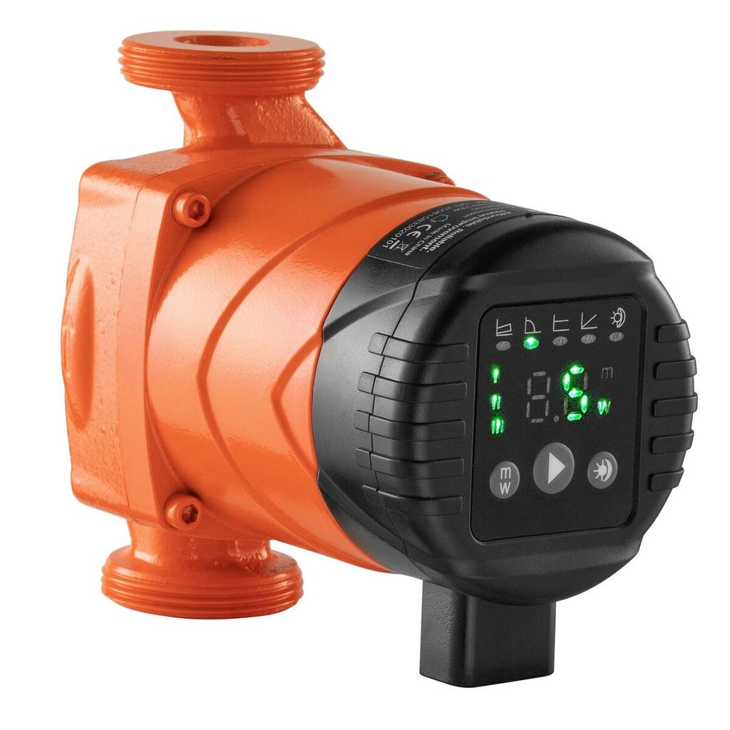 LPS25-4BP/130 High Efficiency Circulator Pump, 42 LPM, 4 M Max Lift Cast Iron Hot Water Recirculating Circulation Pump, Threaded Connection, Check