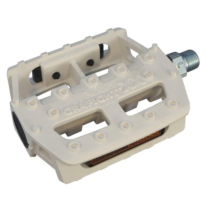 MKS GRAFIGHT-XX Pedal, 9/16" Spindle, White