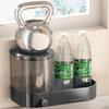 with Drain Tray Wall Mounted Soap Dispenser Large Capacity Hand Press Hand Sanitizer Container Waterproof with Sponges Holder