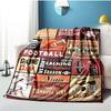 Rugby Player Customize Your Name Blanket Used For Chair Office Sofa Bed Camping Soft And Warm Giving Friends And Relatives Birthday Graduation Gift