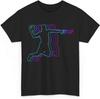 Basketball Player Dunk Neon Graphic T-shirt