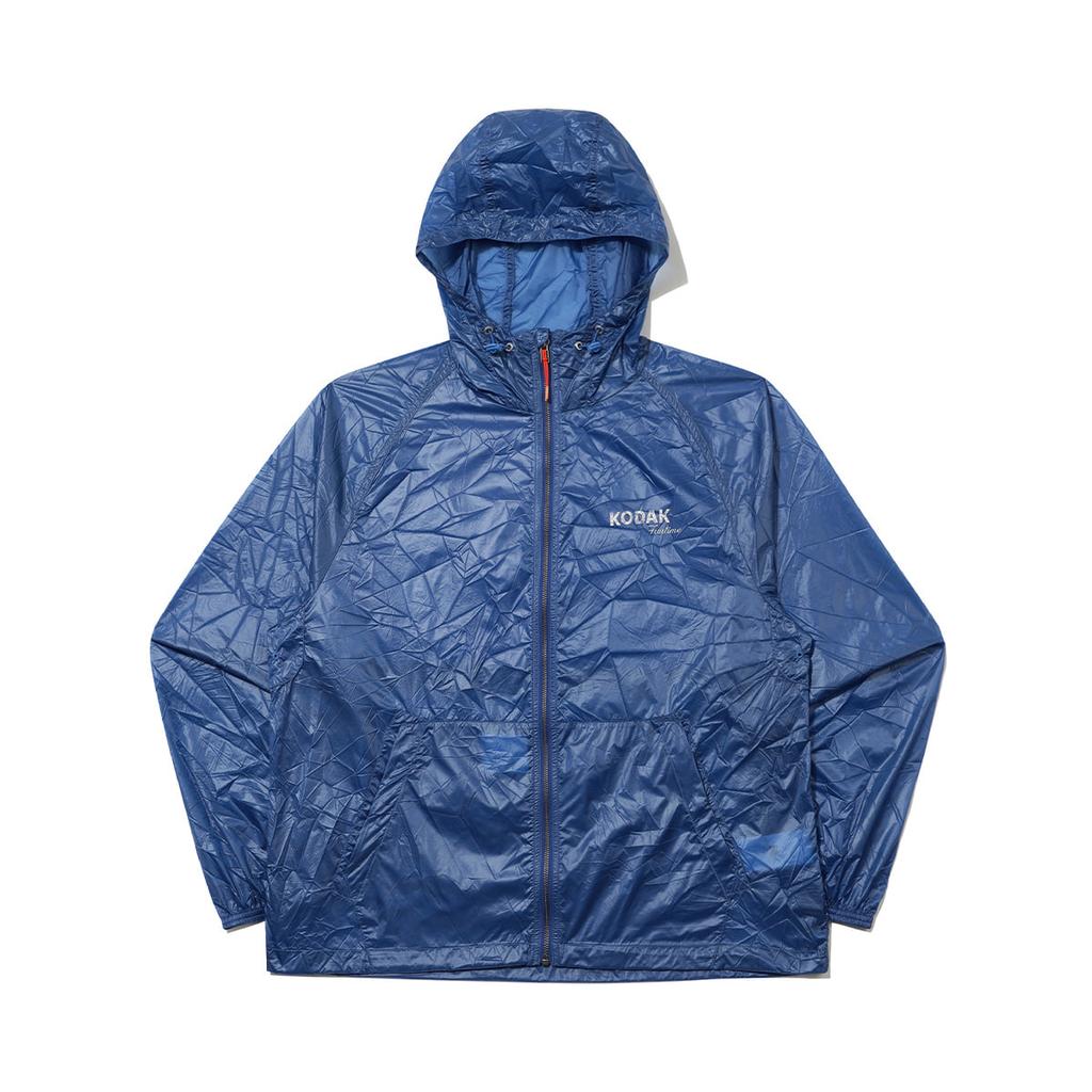 Kodak Crease Hooded Zip-Up Jacket Blue
