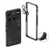 Aluminum Camera Ring Frame Case With Kickstand Magnetic Mount Nothing Phone 3 / 3A Pro