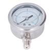 Pressure Gauge Stainless Steel 1 4in NPT Oil Water Vacuum Pressure Meter for Household Industrial 0 16Mpa