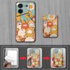 Silicone Back Cover Phone Case For Tecno Pova5 Pro/LH8N Card Slot Dirt-resistant Cartoon TPU Waterproof Card Bag Durable