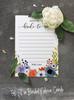 Inkdotpot Advice For The BrideA  CardsA  Set Of 50A  FloralA  Bridal Shower Activity