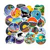 100 Outdoor Scenery Graffiti Stickers Suitcase Car Skateboard Waterproof Stickers