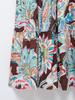 TAOP&ZA Women's Spring/Summer A-line Maxi Dress with Waist-cinching Print